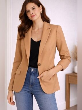 The Limited peach colored blazer size XS